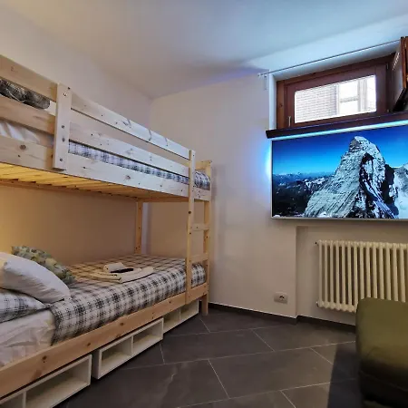 公寓 Aura Snowy Peaks At The Foot Of The Matterhorn - Cerviniaholidays-com
